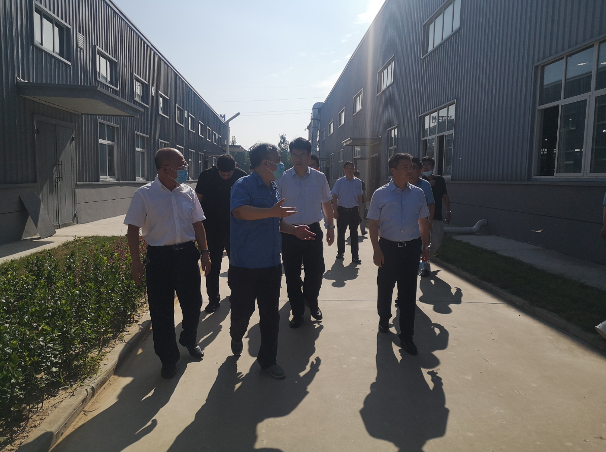 江苏省盐都会大丰区向导莅临99499威尼斯渭南工厂考察调研